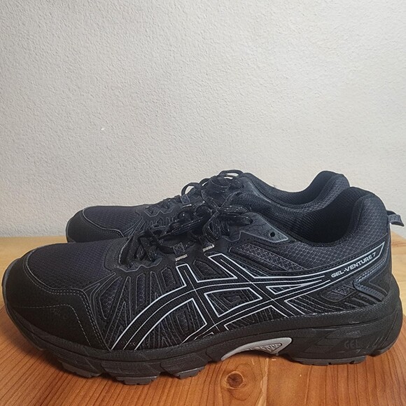 ASICS GEL-Venture 7 Shoes Mens Size 13 Black Extra Wide Trail Running 1011A561 main image 8